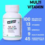 BE FIT2HIT Multivitamin for Men Tablets | 30 Days Pack | Daily Energy, Immunity & Stamina Support | Essential Vitamins & Minerals for Active Men - Image 5
